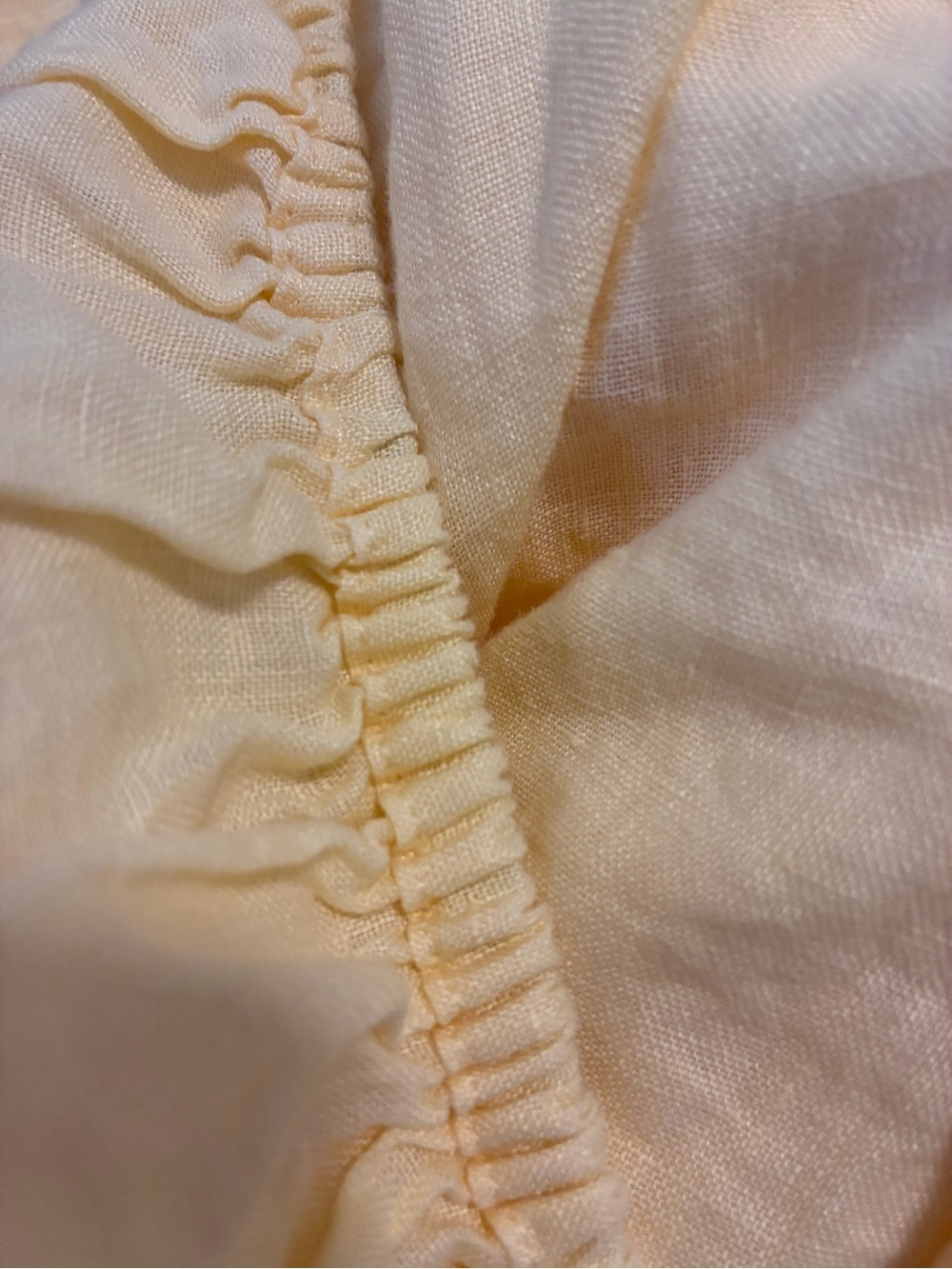 Bed Threads 100% Flax Linen FITTED sheet KING IN Limoncello - Picture 8 of 8
